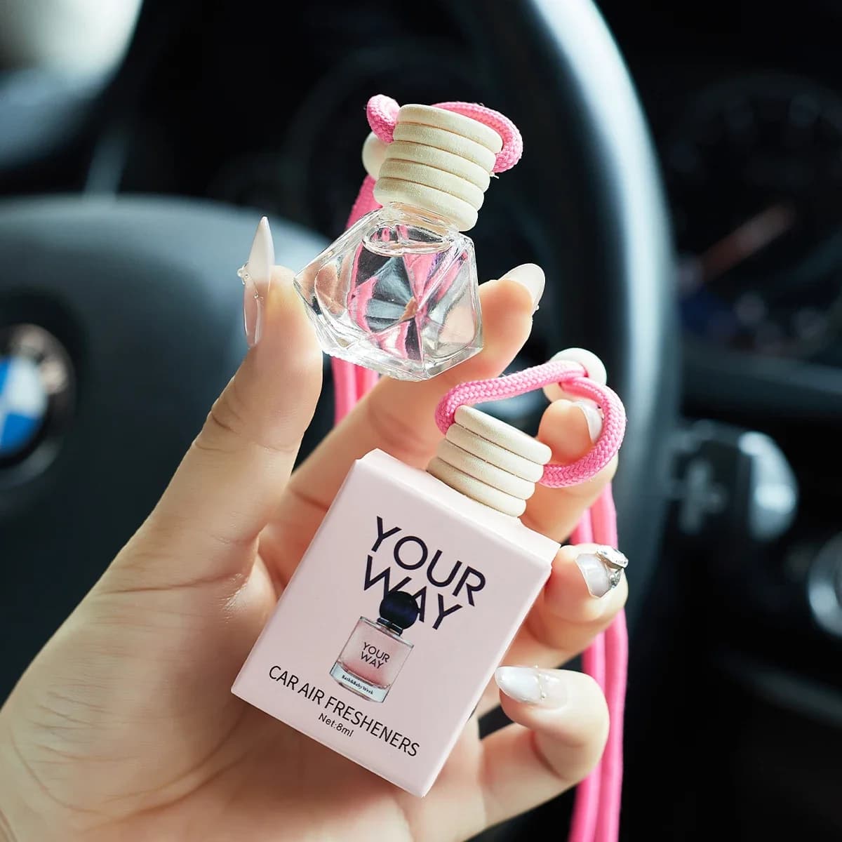 kkjoy Long-Lasting Car Perfume Interior Aromatherapy Air Freshener Accessory - Keep Your Vehicle Smelling Charming And Fresh