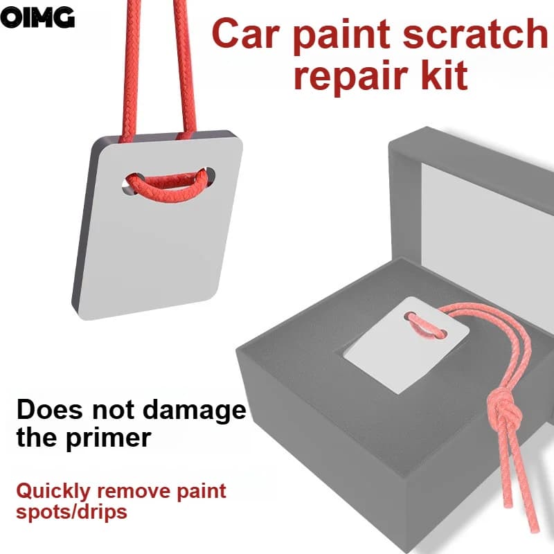 OIMG Strumento Professionale per la Riparazione della Vernice Auto, Raschietto Lucidante in Acciaio al Tungsteno per la Rimozione di Macchie dalla Superficie dell'Auto