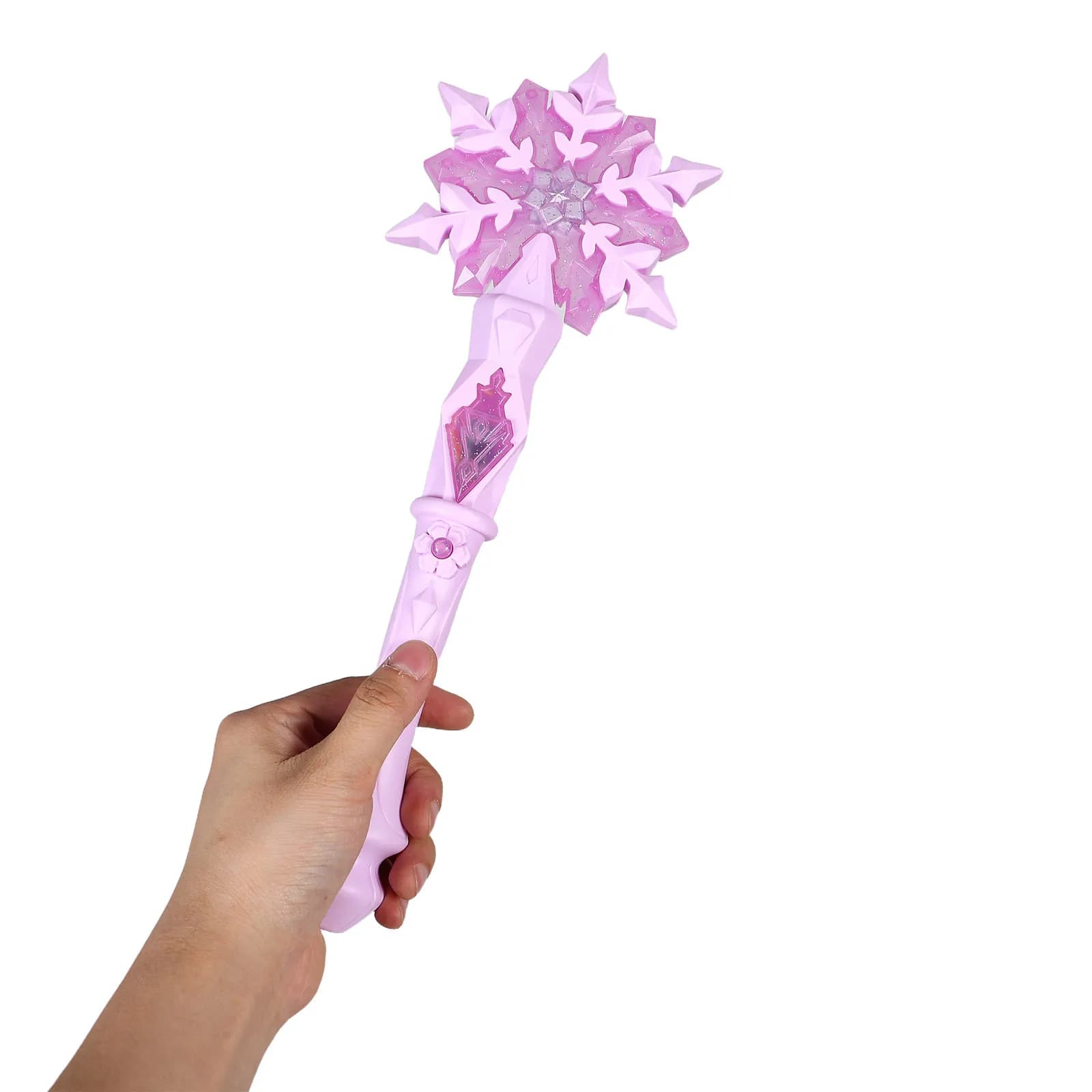 Set di costumi da principessa da 3 pezzi per maschera con bacchetta magica a forma di fiocco di neve, accessori per travestimenti per feste di compleanno di Halloween