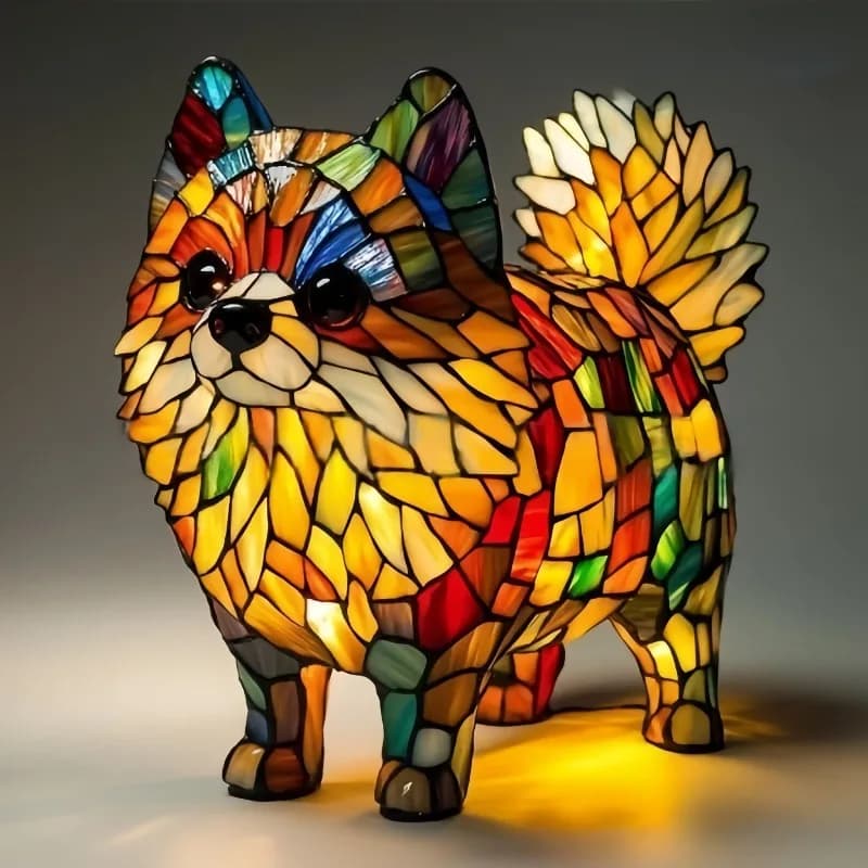 Lampada LED a Forma di Gatto Bassotto Bigfoot, Luce Notturna Animale Carina, Ornamento da Scrivania, Decorazione per Soggiorno e Casa