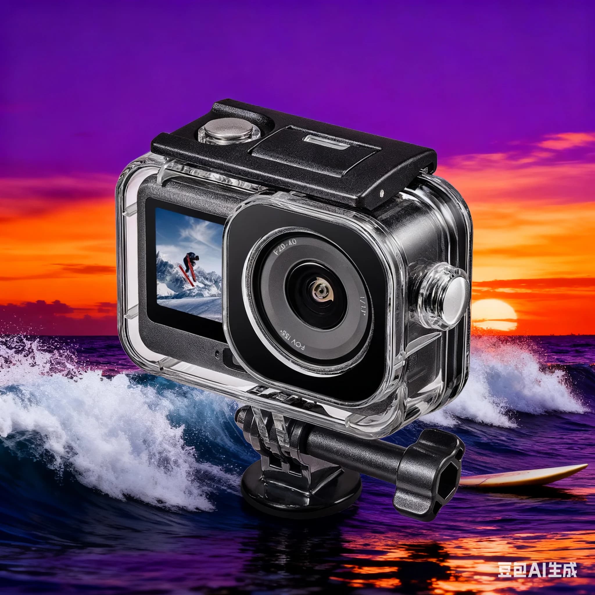Raincoat for DJI OSMO-ACTION 6 Shell diving protective case at 60 meters Action Camera Diving cover