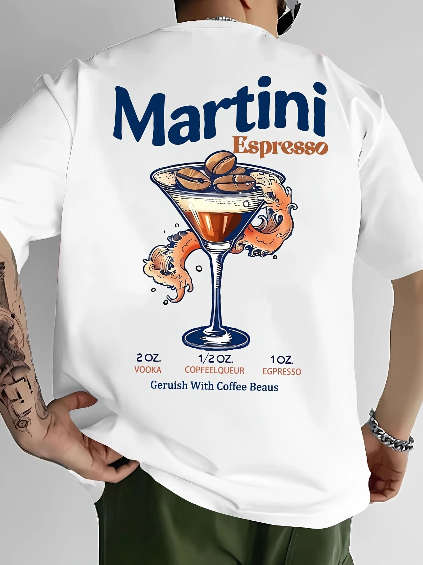 2025 moda bicchiere di vino stampa 100% cotone uomo donna T-shirt estate autunno sport all'aria aperta quotidiani casual allentato strada manica corta