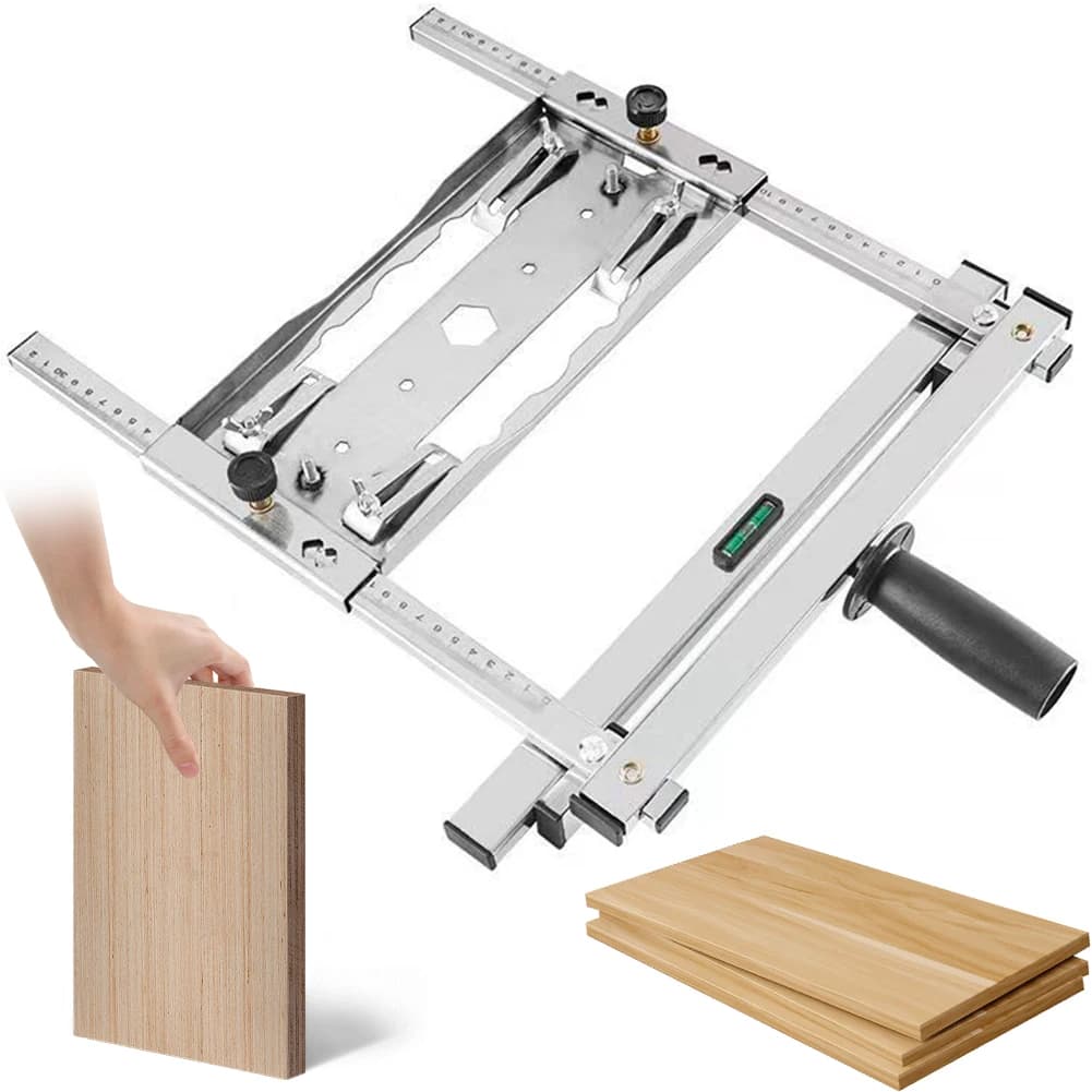 Supporto per Sega Circolare Elettrica per Lavorazione del Legno, Pannello di Posizionamento Rapido per Fresatura, Utensile Multifunzione