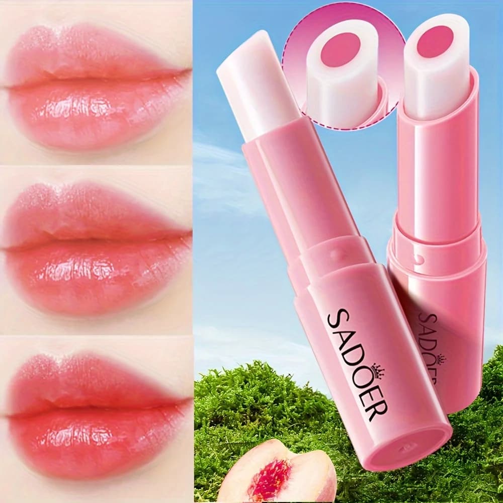 Rossetto acqua calda che cambia sandwich miele e pesca, rossetto idratante che cambia caldo 2,5 g