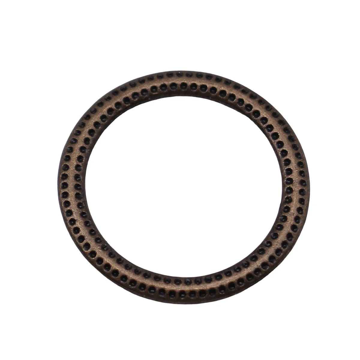 Embossed Dot Vintage Hollow Round Frame Charms Retro Connector For DIY Earring Bracelet Findings