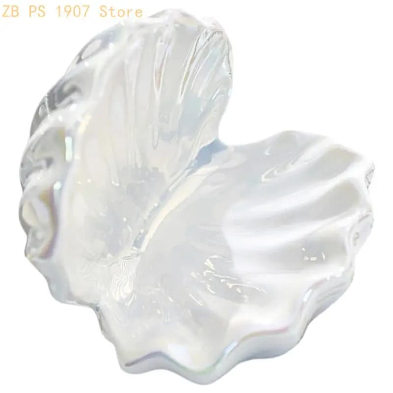 Delicati contenitori per gioielli in ceramica con conchiglie, porta anelli decorativi, per bagno, camera da letto, comò, per