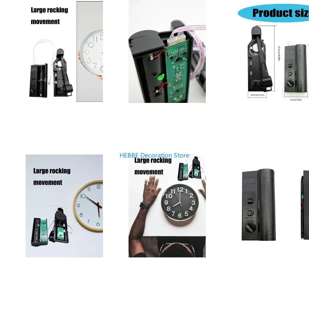 B0KC Pendulum Clock Movement with Music Chimes Box Replacement Wall Clock Mechanism Repair Parts Pendulum Clock Completes Kits