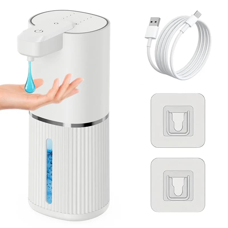Dispenser automatico di sapone ABS 400ml bagno Dispenser di sapone in schiuma per le mani/distributore di sapone da cucina Bottiglie di shampoo Nuova moda