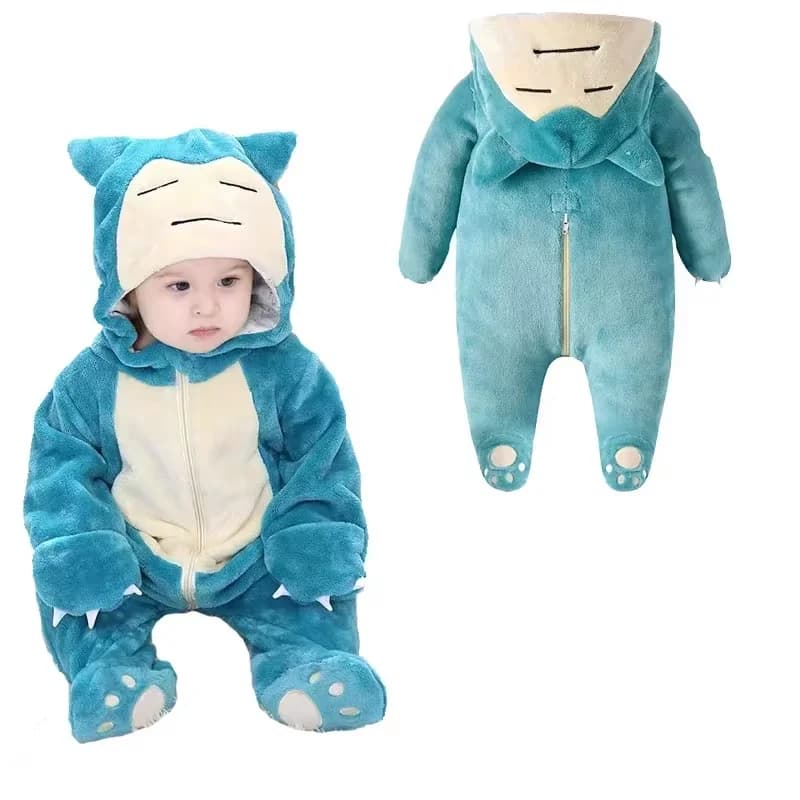 Costume Kigurumi Snorlax, Pigiama Cosplay per Halloween e Natale, Abbigliamento Caldo Invernale per Casa