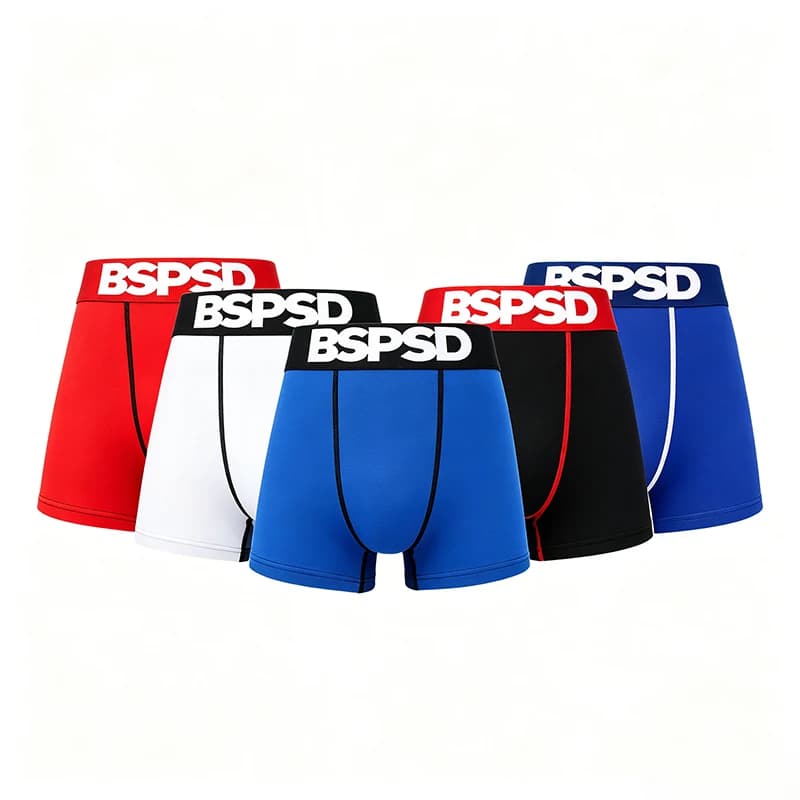 Men's underwear made of pure cotton soft comfortable breathable flat angle underwear man medium elastic close fitting underwea