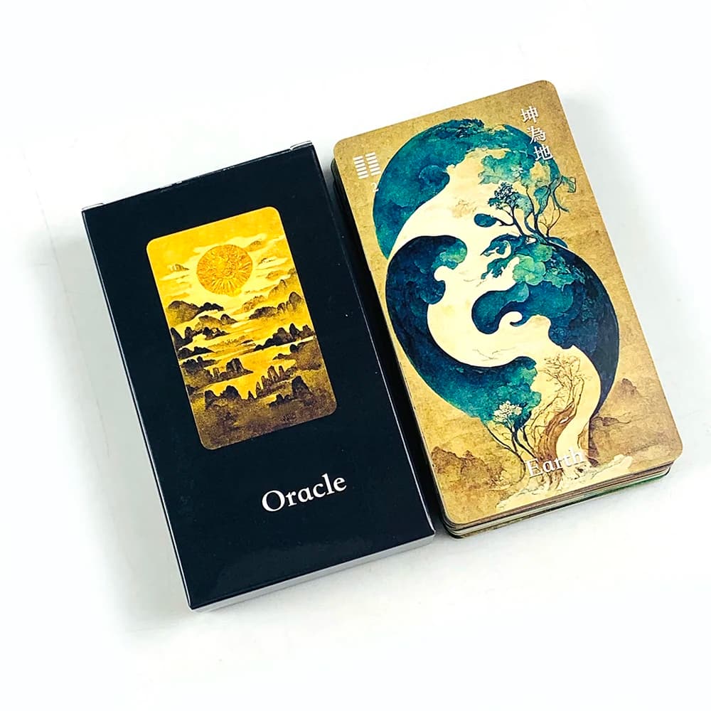 Nuove carte Oracle: 64 carte con la bellezza dei paesaggi cinesi, che mostrano la Cina, la comprendono e la valorizzano, perfette per la divinazione e la collezione.
