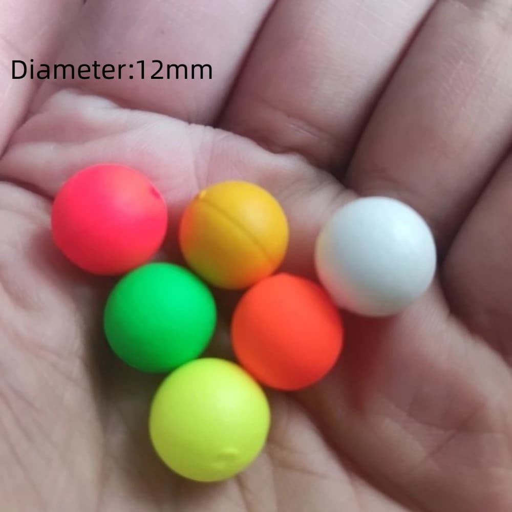 16 pcs 12mm Fishing bait Boilie For Method Feeder Pop Up Hair Rig Artificial False Rich Hook Fishing Hook Floating Carpa Face