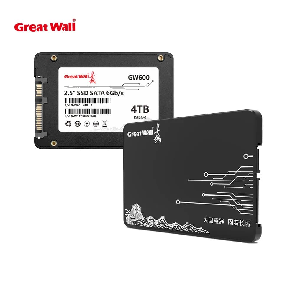 Great Wall SSD 128GB 240GB 480GB Internal Sata3 Solid State Drive 2.5 128GB 256GB 512GB 1TB 2TB SSD for PC Laptop