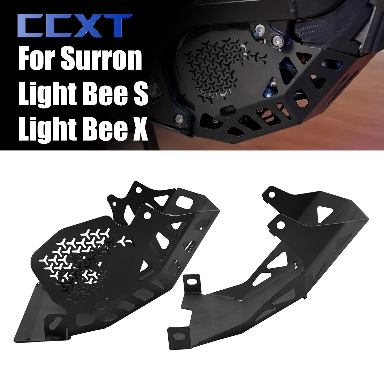 Electric Motorcycle Motor Cover Protection Shield for Sur-Ron Sur Ron Surron Light Bee Electric Motocross Dirt Bike Universal