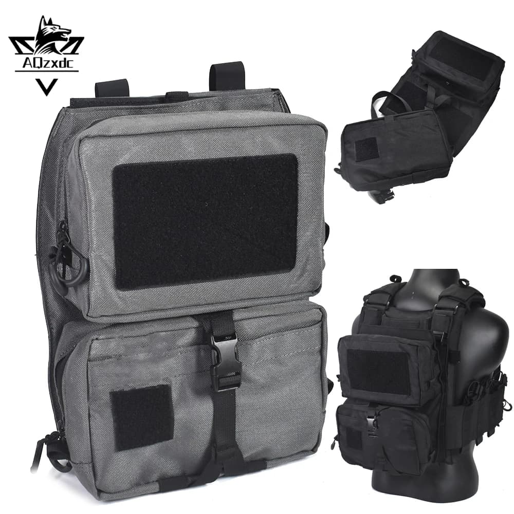 Tactical hydration package 1000D MOLLE light back panel water vest protective bag for rear accessories for CS Airsoft camping hunting