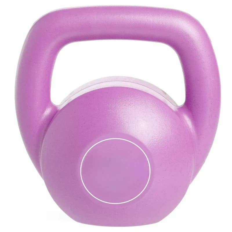 Kettlebell in vinile rosa per barbell
