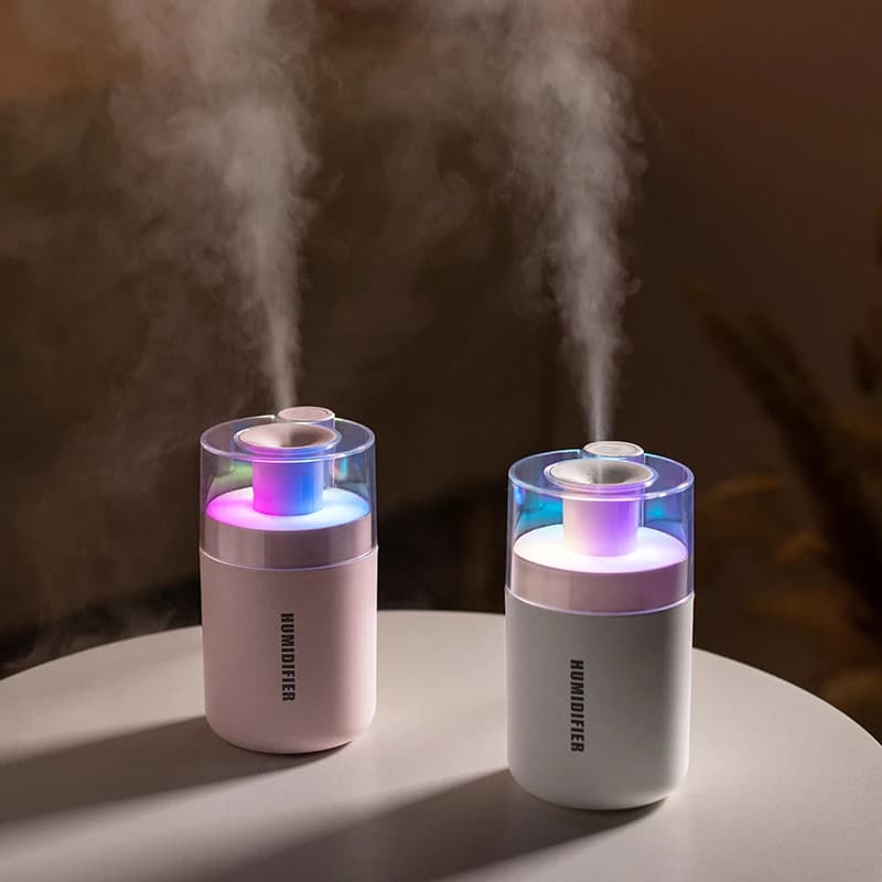 2026 New Mini Air Humidifier 180ML USB Aroma Diffuser Essential Oil Purifier Aromatherapy Mist Maker Color Lights For Car Home