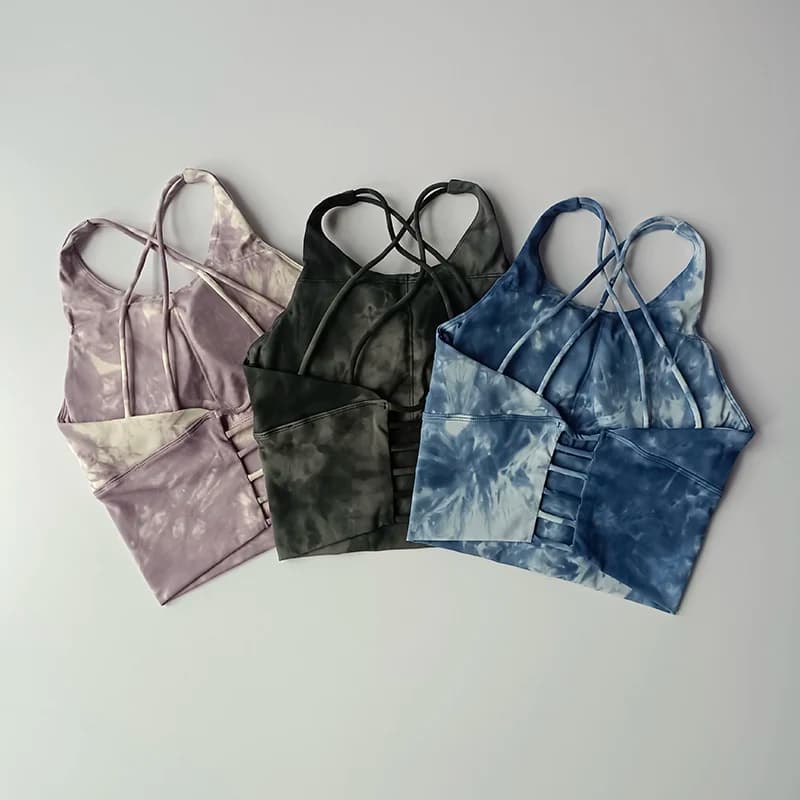 Slim Belt Fitness Yoga Underwear Sexy Beautiful Back Sports Bra Shock-proof Breast Collection Quick-drying Vest Wearing Outside