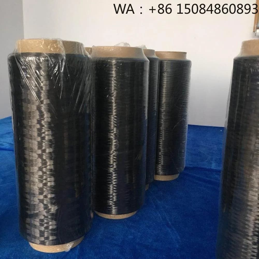 T700 T800 12K 24K Carbon Fiber Yarn High Tensile Fiber for Industrial Composite and Woven Products