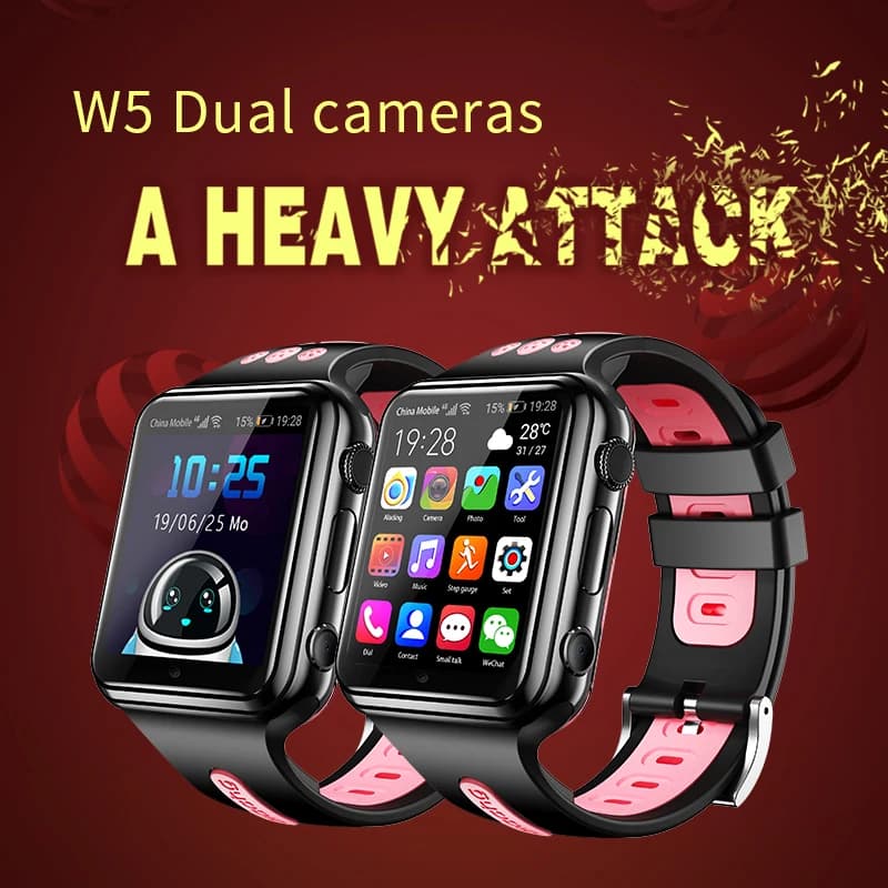 H1/W5 4G GPS Wifi posizione Studente/Bambini Smart Watch Telefono sistema Android orologio app installazione Bluetooth Smartwatch 4G SIM Card regalo