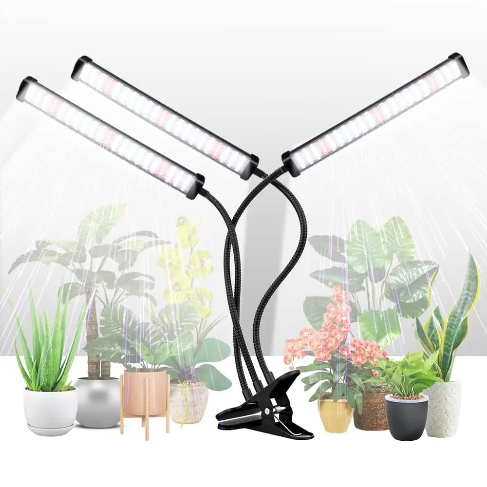 Complete Spectro with Growing Lamp for Plant Clips for Semi Starting Desk Lamp for Home Phyto Lamp with Clip for Plants of Flowers