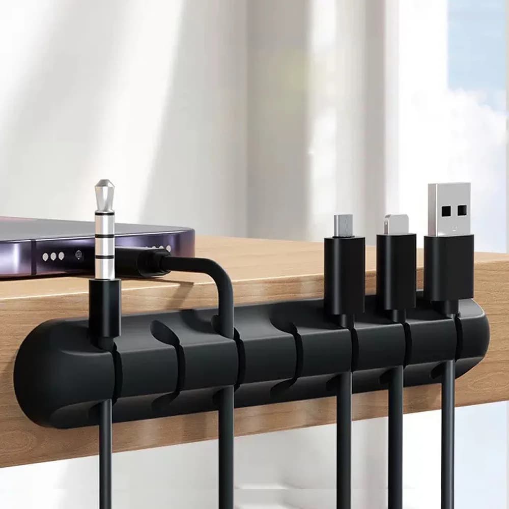 Clip for adhesive cable support Cable management Cable organizer for USB charging cable table power cord for bedside table cable