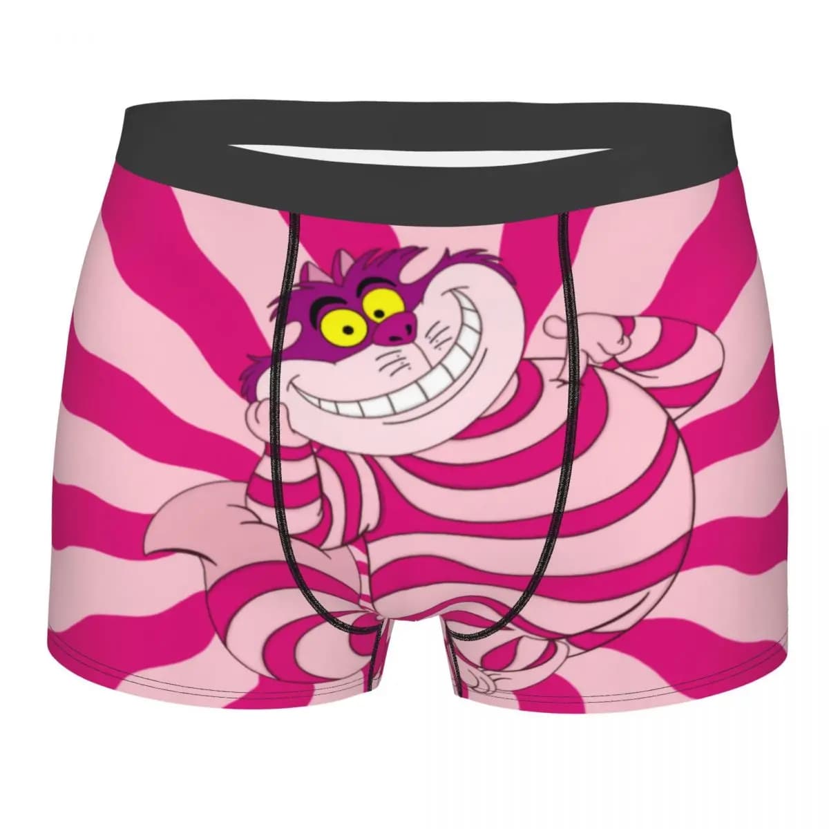 Sexy Alice nel Paese delle Meraviglie Cheshire Cat Boxers Shorts Mutande Comode slip da uomo