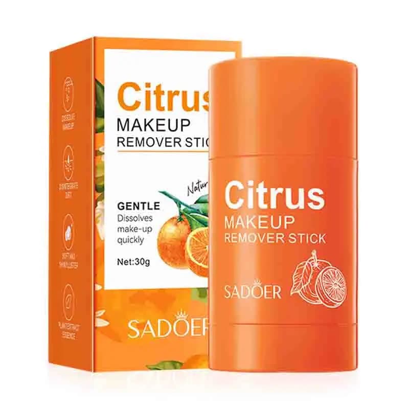 SADOER Citrus Vitamin C Strucking Stick Face Shade Lip Makeup Remove Not irritating Clean pores Removal of black spots