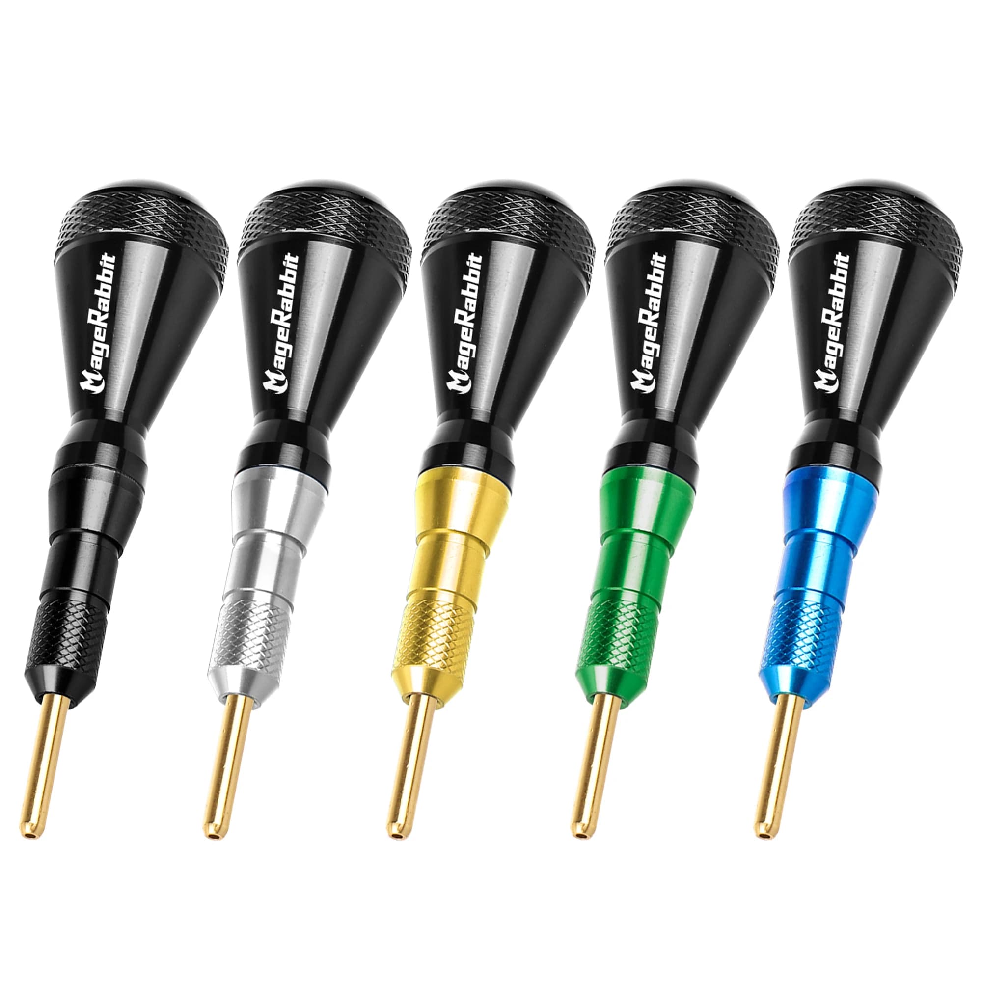 MageRabbit 5 colori bersaglio elettronico punte per freccette rotte strumento per la rimozione delle freccette
