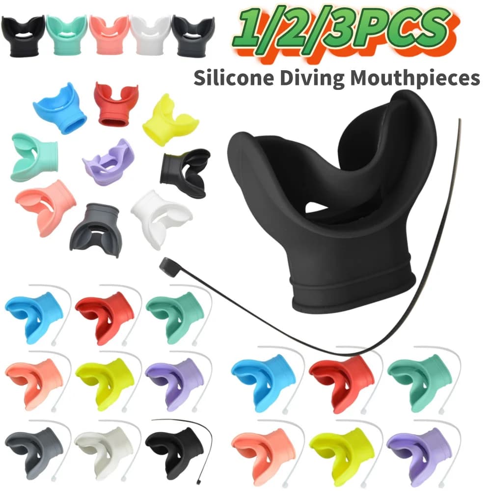 Scuba Diving Silicone Bushing, Snorkel Portable Regulator, Sicuri and Confortevoli Underwater Suction Accessories