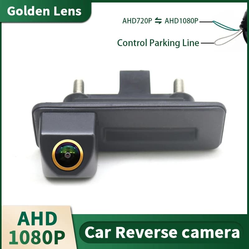 AHD 1080P Telecamera per retromarcia per auto per Audi A1 2011-2018 Skoda Roomster Fabia Superb Yeti Telecamera di backup per visione notturna