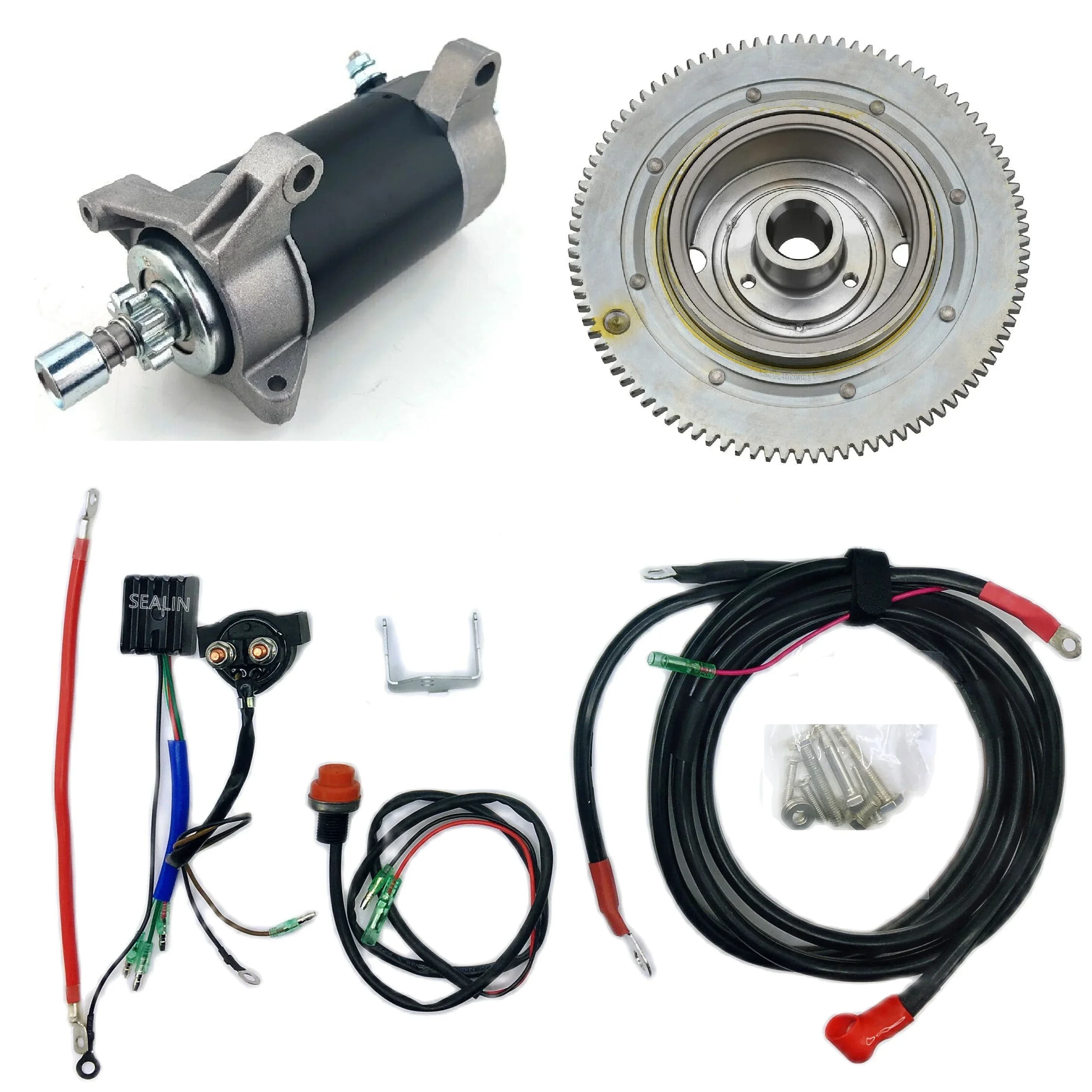 KIT AVVIAMENTO ELETTRICO PER YAMAHA ENDURO 2 TEMPI 60HP E60H MHDL Codice modello 69DH
