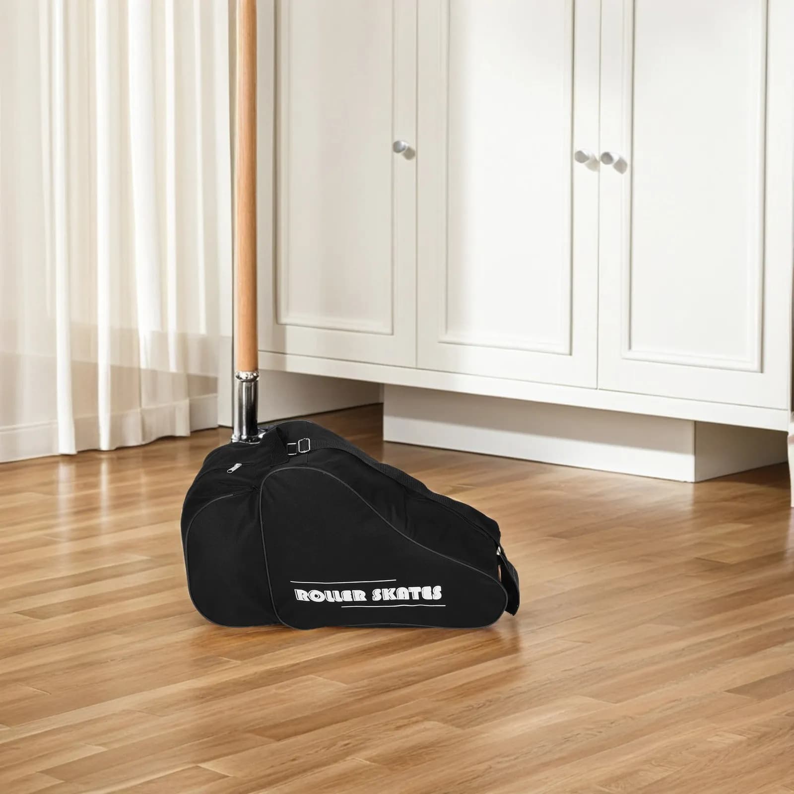Ice Skate Storage Bag Adjustable Thickened Shoulder Roller Inline Skate Carry Bag Spacious Backpack Roller Skates Accessories