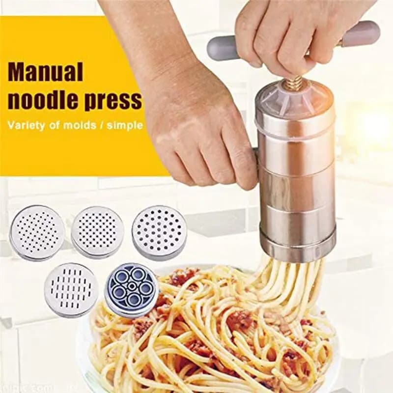 A45I Noodle Making Machine,Stainless Steel Manual Noodles ,Machine Pasta Maker,Noodle Mould