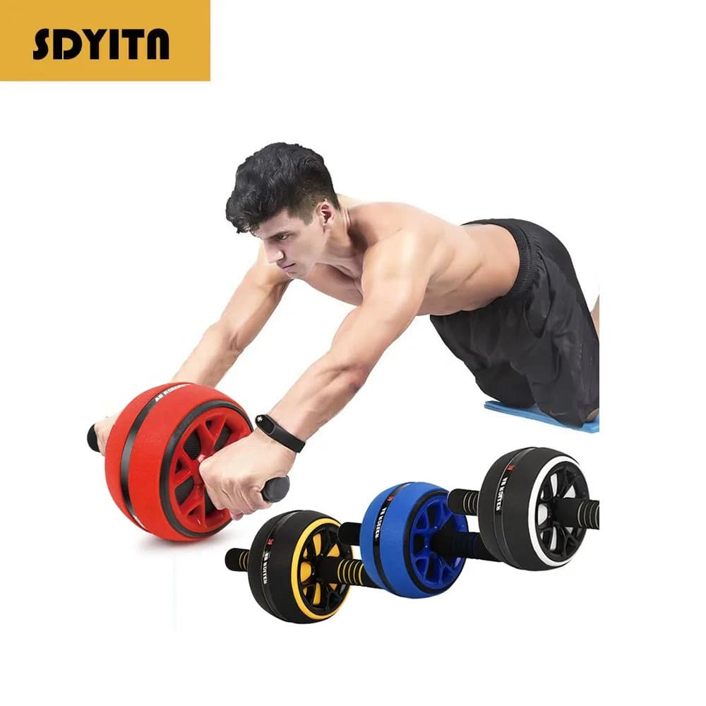 Abdominal Wheel Roller for Men and Women, Abdominal Home Gym Exercise Equipment, Central Training Roller, Life Slimming, Belly Fat Burning