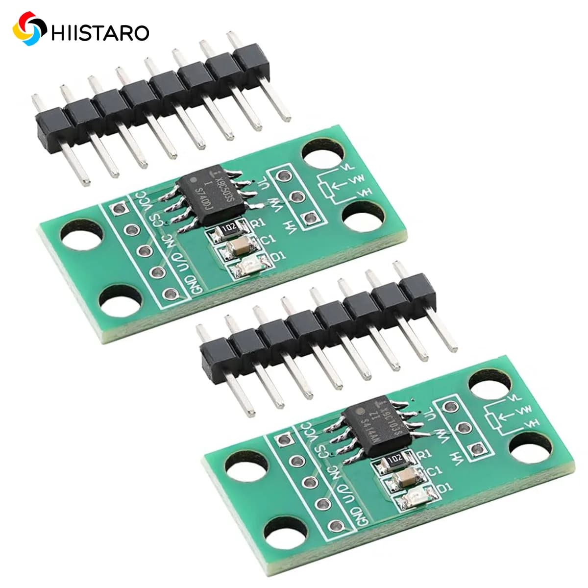 1 pz. Modulo Potenziometro Digitale X9C103S X9C503S DC3V-5V con Scheda XDCP per Arduino