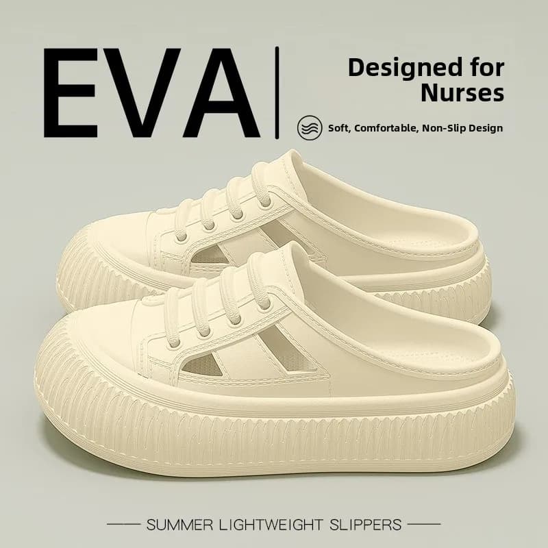 Pantofole da teatro infermieristico Deodorante antiscivolo estivo da donna Thi Bot EVA Clog oes Abbigliamento da esterno Sala operatoria medica