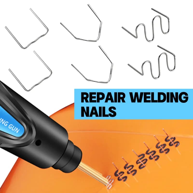 100/500PCS Graffette per saldatura in plastica Pistola per saldatura Chiodi per saldatura Chiodi per riparazione in plastica Accessori per riparazione paraurti auto