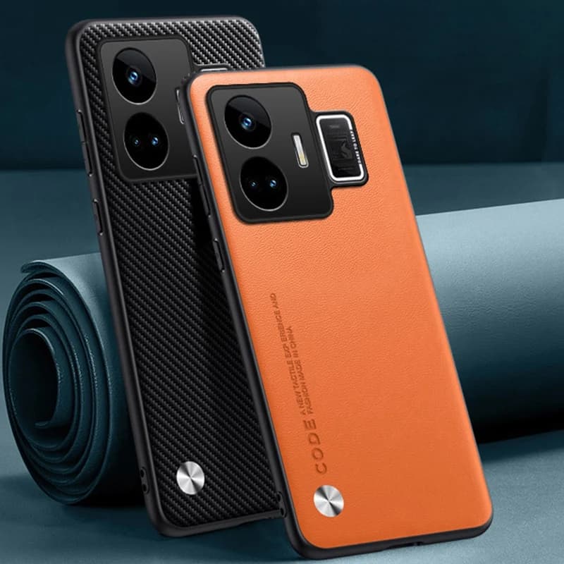 Custodia in pelle PU di lusso per Realme GT Neo 5 SE Neo5 5SE Cover posteriore Custodia in silicone opaco con protezione completa per Realme GT3 5G