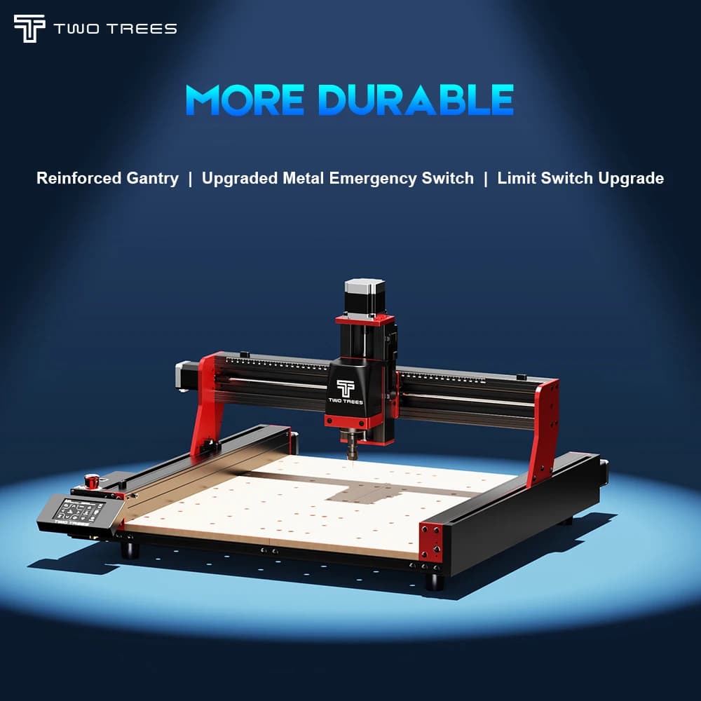 Twotrees TTC450 PRO Engraver 3/4 Axis CNC Router Milling Cutting Machine GRBL Laser Engraver For Wood Acrylic PCB PVC MDF Metal