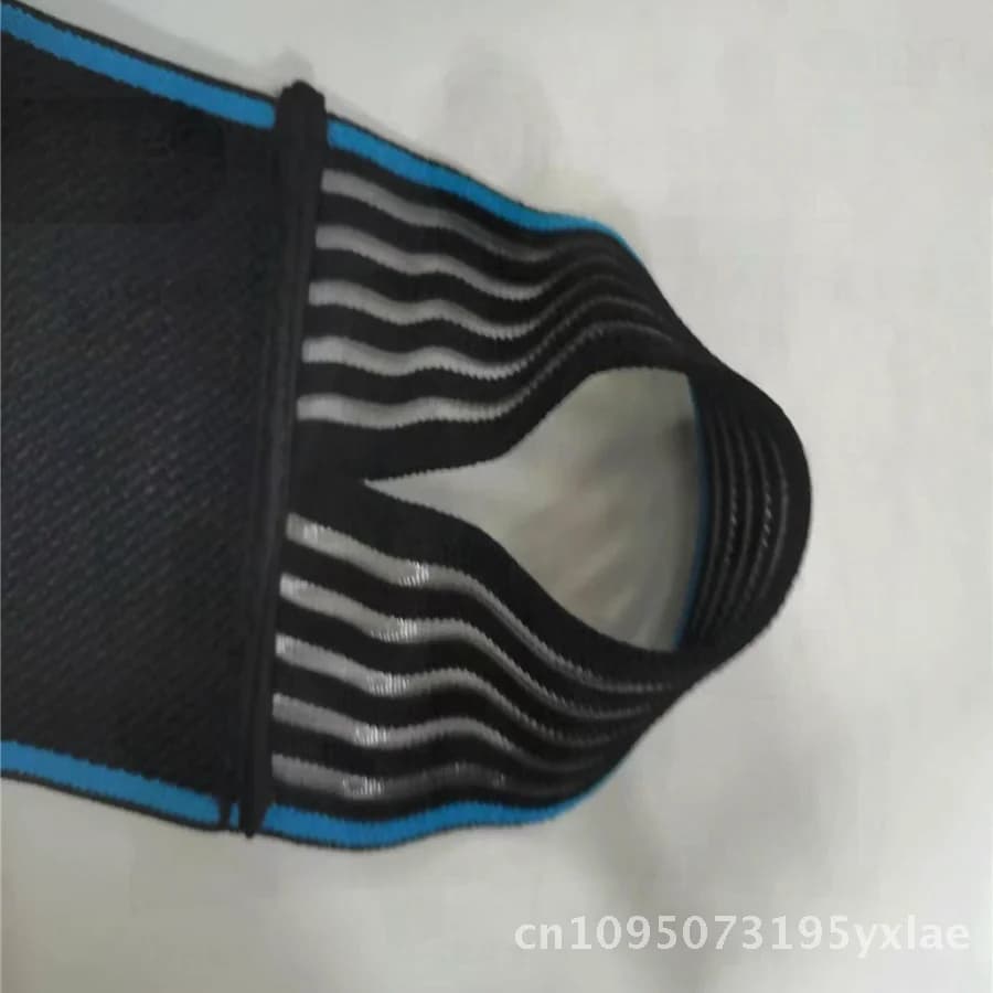 Protezione per la caviglia con cinturino in silicone Supporto universale antiscivolo per la corsa di calcio, basket, badminton - Nylon lavorato a maglia