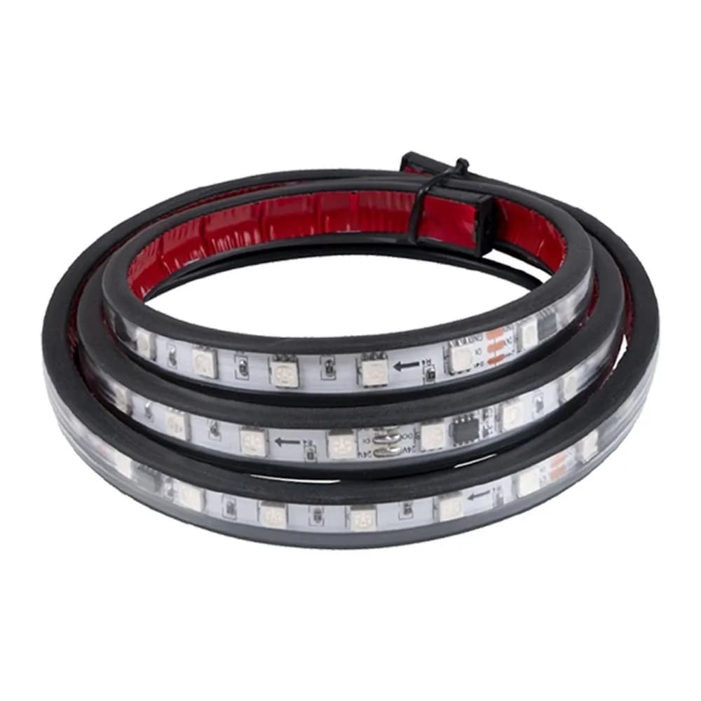 Striscia di fanale posteriore per camion a LED 24V Navigazione lampeggiante colorata Luce di navigazione posteriore Effetto streamer Luce di sicurezza per veicoli