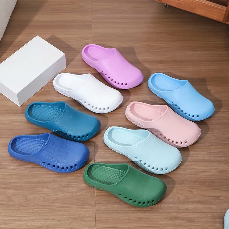 Scarpe chirurgiche, Scarpe da lavoro per sala operatoria, Scarpe chiuse con suola morbida resistenti all'usura, Laboratorio di monitoraggio medico e infermiere Wo