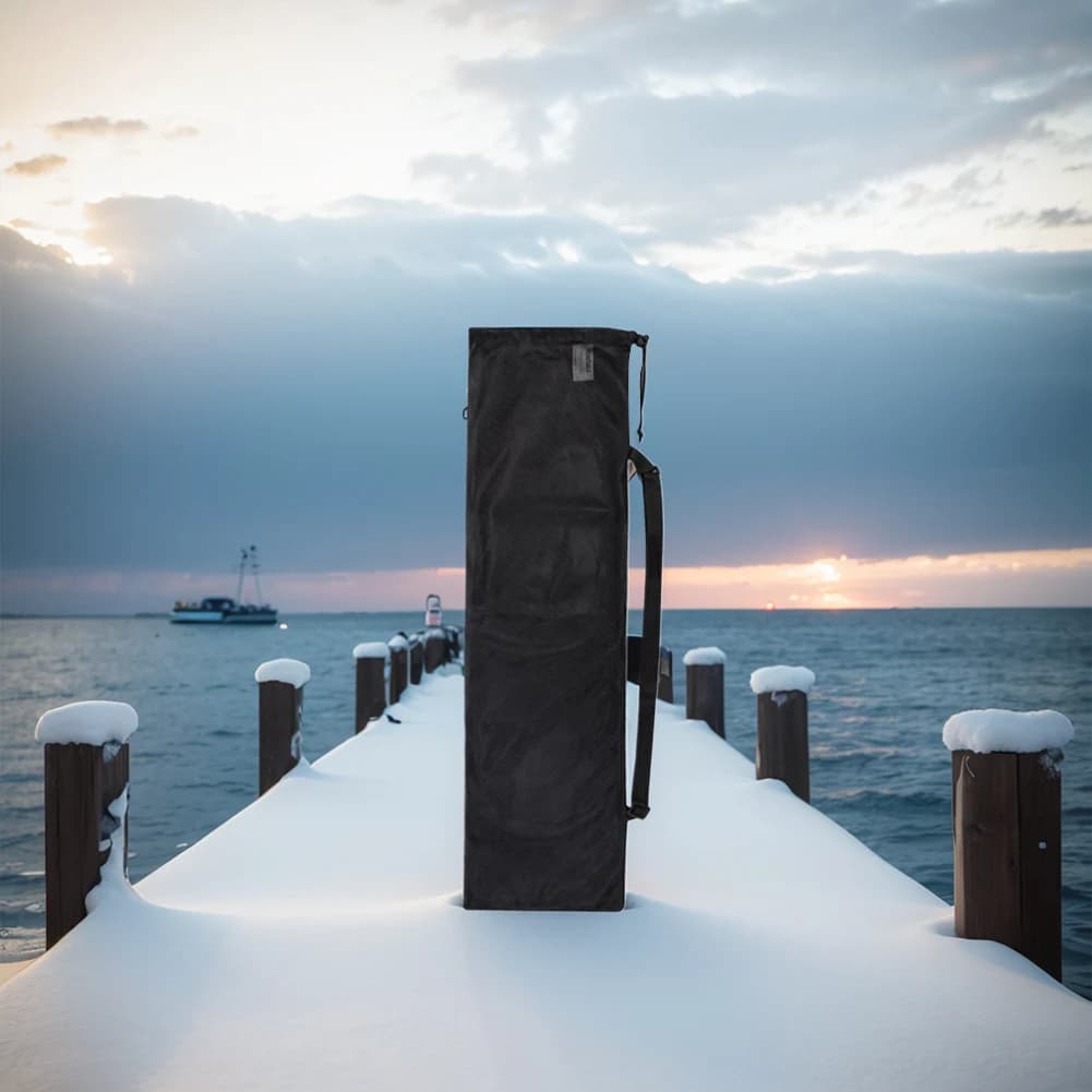 Borsa per pagaie da kayak in rete con tracolla regolabile, borsa porta pagaie con coulisse per trasporto e conservazione