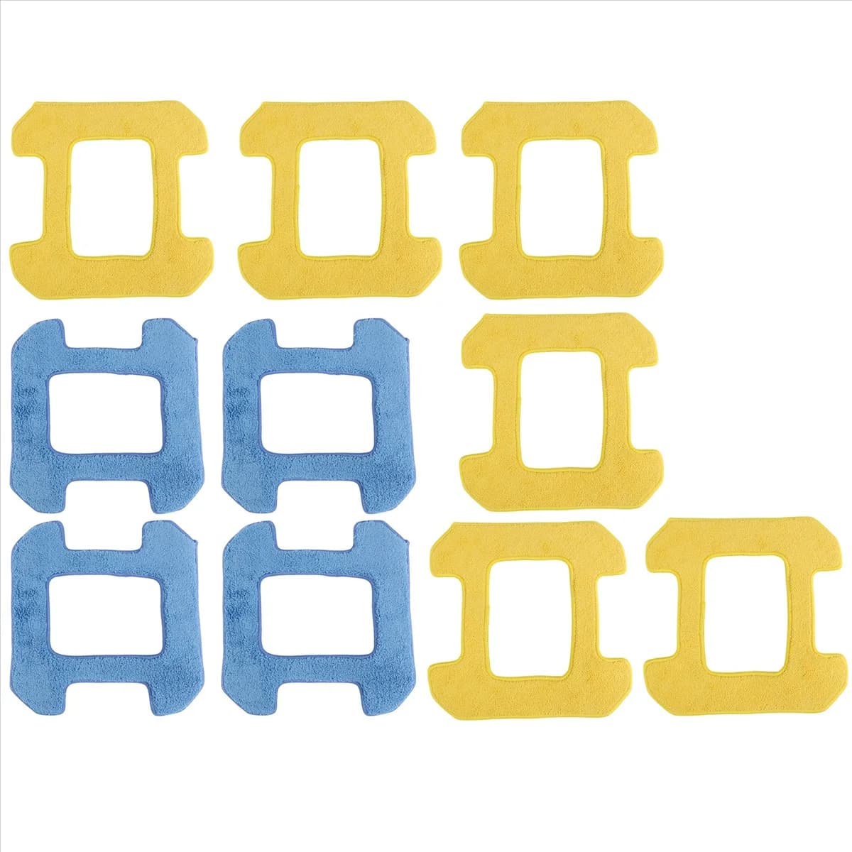 Vendita 10 pezzi strofinare mop pad per Hobot 298 pulizia delle finestre robot accessori straccio materiale in microfibra pulizia a umido + a secco