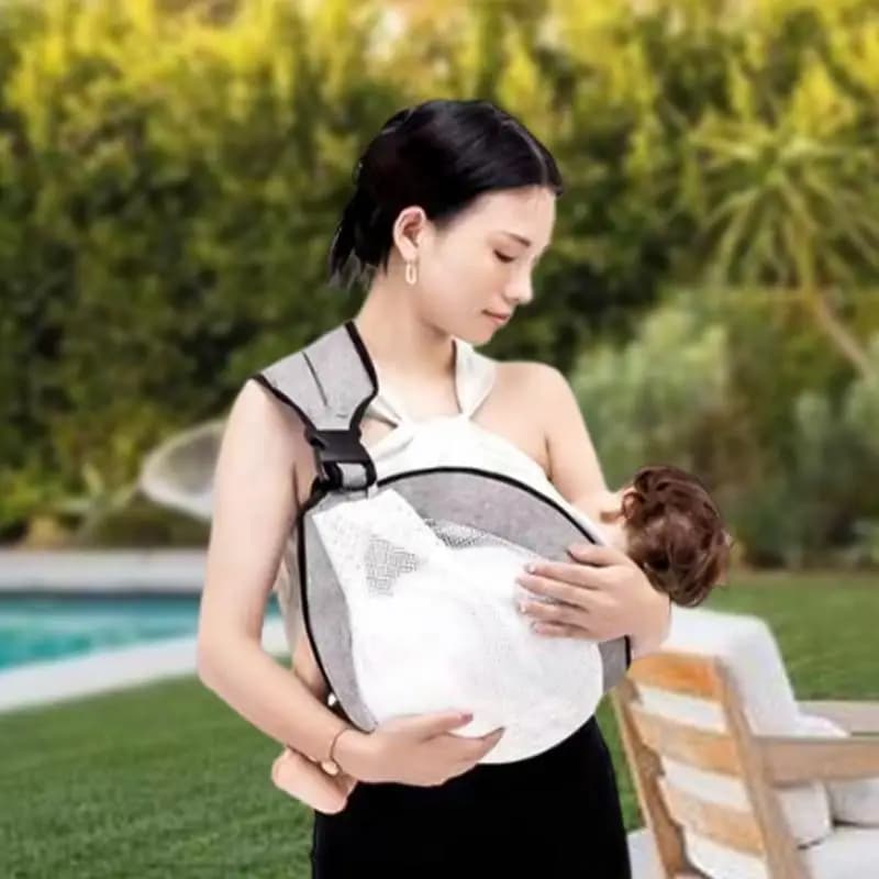 Marsupi per bambini Sling per risparmiare manodopera Avvolgimenti per bambini Marsupio per bambini Seggiolino per anca Leggero antiscivolo per trasporto 50 libbre Vita compatta