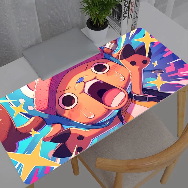 Anime Gaming Speed Mouse Pad One Piece Chopper Durable New Xxl Gamer Large Mouse Mat Keyboard Mousepad Computer Desk Mat