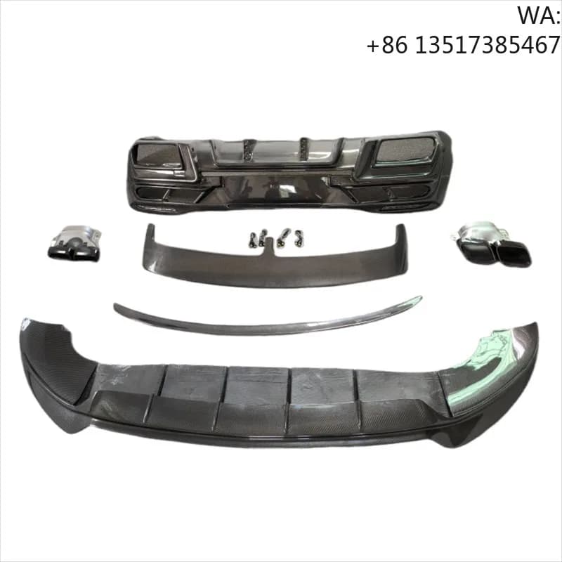 High Quality Body Kit for Benz C167 W167 GLE Coupe with True Carbon Fiber LD Style Front Lip Rear Diffuser Rear Spoiler