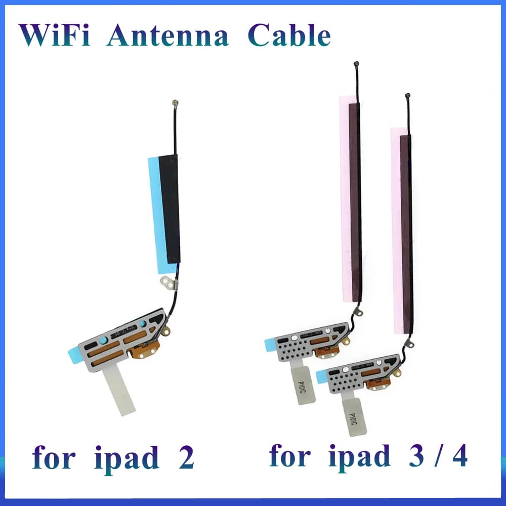 1Pcs for IPad 2 3 4 Gen 9.7 Inch WiFi WLAN Wireless Signal Antenna Connection Flex Cable A1395 A1416 A1430 Repair Parts