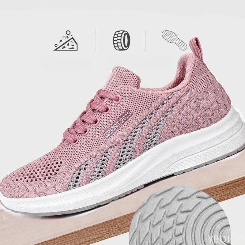 Large Size Spring and Autumn Fashion New Lightweight Casual Women's Shoes Breathable and Versatile Sports Running Women's Shoes